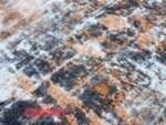 релефен килим Женева 3722 сив/оранж
