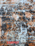 релефен килим Женева 3722 сив/оранж
