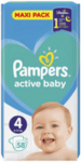 Pampers Бебешки пелени Active Baby S4 (9-14 кг.) 58 бр. 02.02416