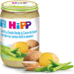 HiPP Бебешко пюре Картофи със зелен боб и заешко 12+ 220 гр.