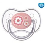 Canpol Бебешка силиконова залъгалка Newborn baby (0-6 м.) розова 22/580