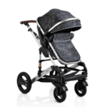 Moni Комбинирана бебешка количка Gala Premium сива