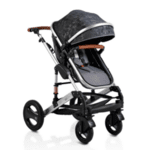Moni Комбинирана бебешка количка Gala Premium сива