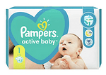 Pampers Бебешки пелени Active Baby S1 (2-5 кг.) 43 бр.