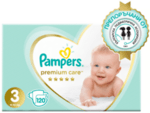 Pampers Бебешки пелени Premium Care S3 (6-10 кг.) 120 бр. 02.02346
