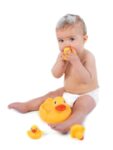 Playgro Бебешка играчка Патешко семейство за баня 0501