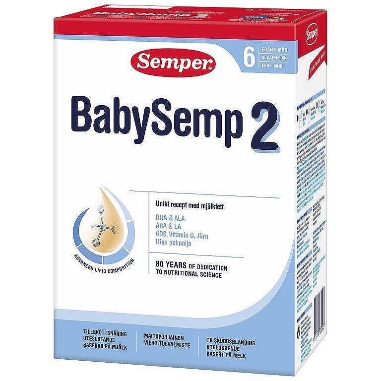 Semper Преходно мляко за кърмачета Baby Semp 2 6+ 800 мл.