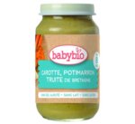 Baby Bio Зеленчуково пюре с пъстърва 8+ 200 гр.