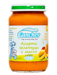 Ganchev Бебешко пюре Асорти зеленчуци с масло 4+ 190 гр.