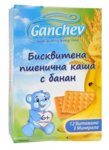 Ganchev Млечна каша бисквитена пшенична с банан 6+ 200 гр.