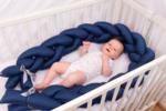 Babymatex Обиколник за бебешко легло 200 см син