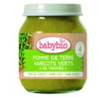 Baby Bio Зеленчуково пюре Зелен фасул и картофи 4+ 130 гр.