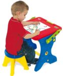 Molto Детско студио за рисуване със столче син 11071