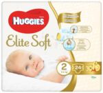 Huggies Бебешки пелени Elite Soft р-р 2 (4-6 кг.) 24 бр.
