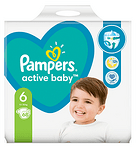 Pampers Бебешки пелени Active Baby S6 (13-18 кг.) 68 бр.