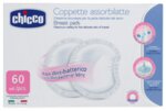 Chicco Антибактериални подплънки за кърмачки 60 бр.