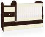 Бебешко легло Елеганс 65/165 см (венге + ванилия)
