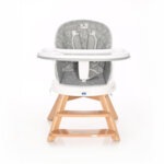Lorelli Столче за хранене с дървени крака и ротация Napoli Pink Bears 10100472133-Copy
