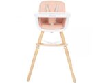 Kikkaboo Дървен стол за хранене Woody Pink 31004010083