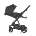 Chipolino Детска количка 3 в 1 Електра - черна рама злато KKEL0212BGD