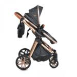 Moni Комбинирана детска количка 2в1 Alma черен