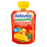 Bebivita Плодова закуска Праскова и манго 12+ 90 гр.