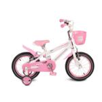 Moni Детски велосипед 12" със светеща рамка 1290 розов