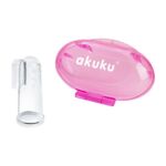 Akuku Накрайник за миене на зъби в кутия Pink 0265