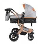 Moni Комбинирана бебешка количка Sofie 2в1 сива