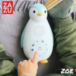 ZAZU Преносима музикална лампа Пингвин Zoe син