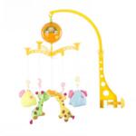 Chipolino Музикална играчка за легло Жирафчета и слончета MILS02103GE