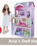 Moni Toys Дървена Къща за кукли Aria 4107