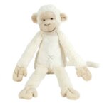Happy Horse Бебешка играчка Маймунката Mickey 43см бяла
