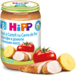 HiPP Пюре Картофи и домати с пилешко месо 8+ 220 гр.