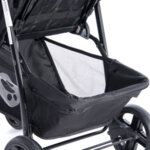 Lorelli Детска количка Daisy Basic с покривало Black&Silver Blue 10021632124
