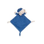 Interbaby Бебешка играчка Doudou кърпа за гушкане Bear Blue