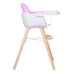 Buba Столче за хранене 2в1 Carino розово NEW022377