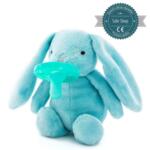 Minikoioi Мека играчка със залъгалка Sleep Buddy Blue Bunny