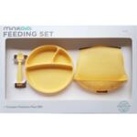 Minikoioi Комплект за хранене Feeding Set 100% силикон 6 м+ Yellow