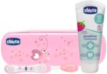 Chicco Бебешки комплект за почистване на зъби (розов) 0101