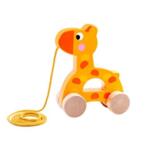 Tooky Toy Дървена играчка за дърпане Giraffe TKC266 107770