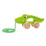 Tooky Toy Дървена играчка за дърпане Crocodile TKC265