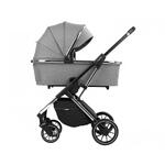 Kikkaboo Комбинирана бебешка количка 3 в 1 Angele Chrome Grey 31001010188