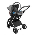 Kikkaboo Комбинирана бебешка количка 3 в 1 Angele Chrome Grey 31001010188