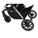 Kikkaboo Комбинирана бебешка количка 3 в 1 Angele Chrome Grey 31001010188