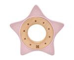 Kikkaboo Чесалка дърво-силикон Star Pink 31303020058