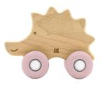 Kikkaboo Дървена играчка с чесалка Hedgehog Pink 31201010243