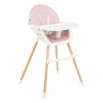 Kikkaboo Столче за хранене Nutri Wood Pink 31004010119