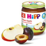 HiPP Бебешко пюре Сливи и ябълки 4+ 125 гр.