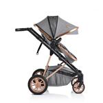 Moni Комбинирана детска количка Polly 3 в 1 розова 108614-Copy